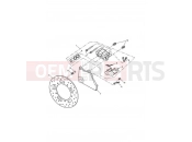 Triumph 2005 SPEEDMASTER CARBS Rear Brake Caliper & Disc