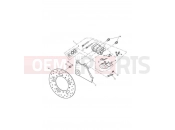 Triumph 2009 SPEEDMASTER EFI Rear Brake Caliper & Disc