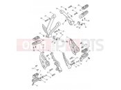 TRIUMPH TIGER 900 Rally Footrests & Control Plates