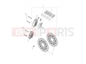 Triumph 2019 TIGER 1200 XCX Front Brake Caliper & Discs