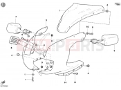 DUCATI Supersport 800 SS COWLING » PLASTICS