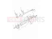 Triumph 1996 TROPHY > 29155 Gear Selector Drum