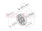 Triumph 2009 SCRAMBLER EFI Front Wheel