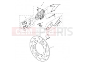Triumph 2009 SCRAMBLER EFI Front Brake Caliper & Discs