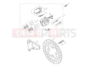 Triumph 2009 SCRAMBLER EFI Rear Brake Caliper & Disc