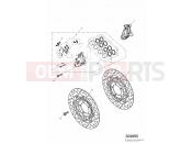 Triumph 2000 TT600 Front Brake Caliper & Discs