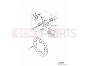 TRIUMPH TT600 Rear Brake Caliper & Disc