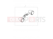 Triumph 2017 BONNEVILLE BOBBER LED Indicator Kit, D64 Med, 450 Lead