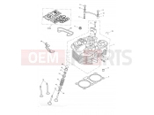 TRIUMPH THRUXTON 900 CARBS Cylinder Head & Valves