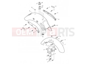 Triumph 2014 AMERICA EFI Mudguards