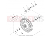 Triumph 2014 AMERICA EFI Front Wheel 468390
