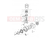 Triumph 2000 TIGER 885i 71699 > 124105 Crankshaft,ConnectingRods Piston