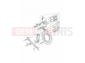 Triumph 2001 LEGEND TT Rear Brake Disc & Caliper