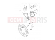 Rear Brake Caliper & Disc - Triumph BONNEVILLE SPEEDMASTER 2019