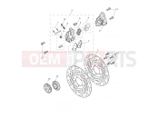 Front Brake Caliper & Disc - Triumph BONNEVILLE SPEEDMASTER 2019