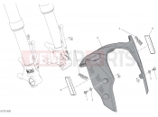 DUCATI Hypermotard 950 SP FRONT MUDGUARD