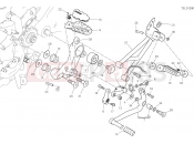 DUCATI Hypermotard 950 SP FOOTRESTS, LEFT