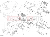 DUCATI Multistrada V2 S FOOTRESTS, LEFT