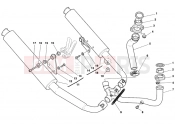 DUCATI Sporttouring ST2 EXHAUST SYSTEM » EXHAUST SYSTEM
