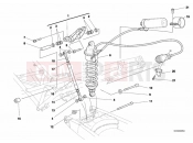 DUCATI 2003 Sporttouring ST4 S REAR SHOCK ABSORBER » SWING ARM