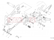 DUCATI Panigale V4 FOOTRESTS, LEFT [XST:AUS]