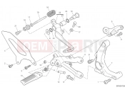 DUCATI 2022 Panigale V2 Bayliss FOOTRESTS, RIGHT
