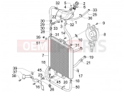 gilera 2007 Runner 125 Race VX 4T Cooling system