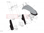 DUCATI Scrambler Desert Sled FRONT MUDGUARD