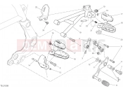 DUCATI Scrambler Desert Sled FOOTRESTS, LEFT