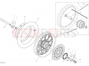 DUCATI Scrambler Desert Sled FRONT WHEEL