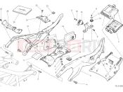 DUCATI XDiavel Nera REAR FRAME COMP.