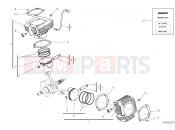 DUCATI 2022 Scrambler 1100 Dark Pro CYLINDERS - PISTONS [XST:ROK]