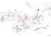 DUCATI 2023 Monster FOOTRESTS, RIGHT