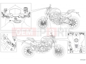 DUCATI 2023 Monster POSITIONING PLATES [XST:JPN]