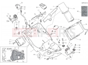 DUCATI 2023 Multistrada V2 S Travel BATTERY HOLDER [XST:JPN]