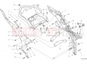DUCATI Multistrada V2 S REAR FRAME COMP.