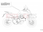 DUCATI Multistrada V2 S LABEL, WARNING [XST:TWN]