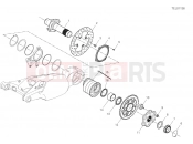 DUCATI Panigale V4 SP2 REAR WHEEL SPINDLE