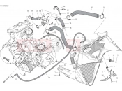 DUCATI 2023 Panigale V2 COOLING CIRCUIT