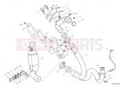 DUCATI 2023 Scrambler 1100 Tribute Pro EXHAUSRT PIPE ASSY