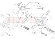 DUCATI 2023 Streetfighter V2 FOOTRESTS, LEFT