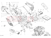 DUCATI Supersport 950 REAR FRAME COMP.