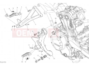 DUCATI Supersport 950 FOOTRESTS, RIGHT