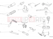 DUCATI 2015 Diavel Titanium WORKSHOP SERVICE TOOLS [MOD:DVLR]