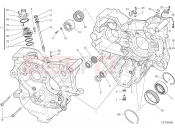 DUCATI 2015 Monster 1200 S Stripe HALF-CRANKCASES PAIR [MOD:M1200STR]