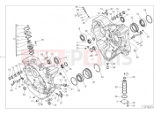 DUCATI 2017 Multistrada 1200 HALF-CRANKCASES PAIR [MOD:MS1200]