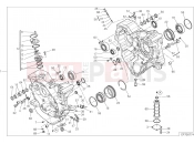 DUCATI 2018 Multistrada 1260 PikesPeak HALF-CRANKCASES PAIR [MOD:MS1260PP]