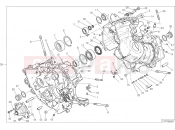 DUCATI 2023 Panigale V2 Bayliss HALF-CRANKCASES PAIR