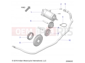 INDIAN 2021 CHIEFTAIN ELITE (R01) (N21TCEBB) ENGINE | ENGINE, STARTER MOTOR - N21TCEBB ALL OPTIONS (200602C)