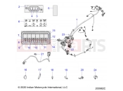 ELECTRICAL | ELECTRICAL, WIRE HARNESS - N21TKDBB ALL OPTIONS (200982C) - Indian ROADMASTER DARK HORSE (R01) (N21TKDBB) 2021
